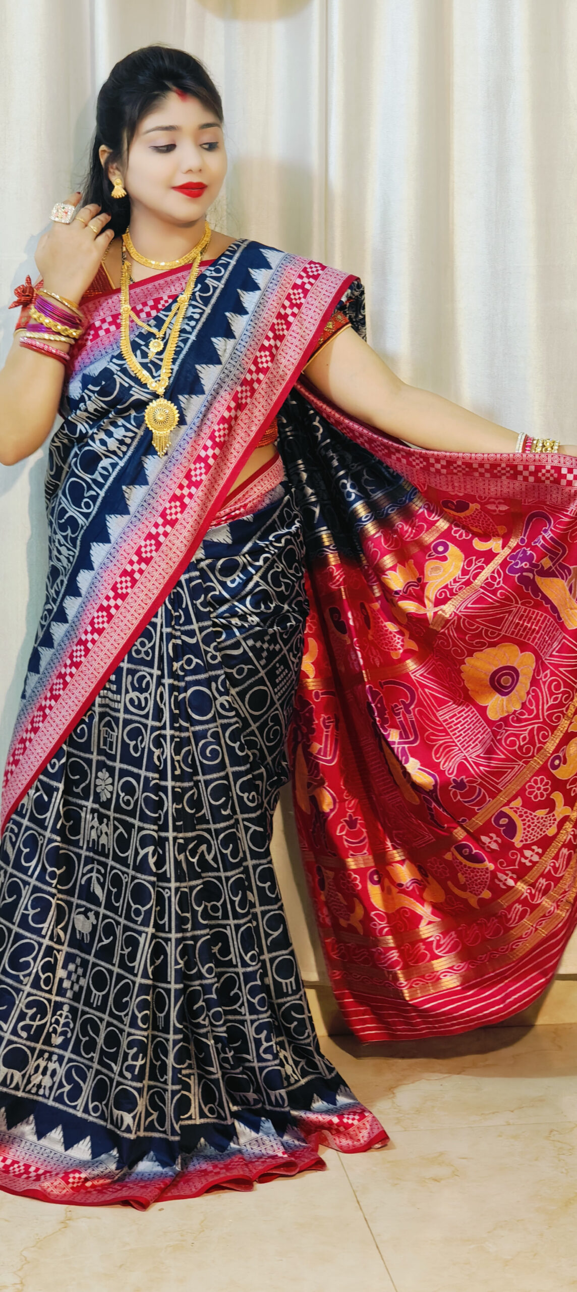 SAMBALPURI DESIGN SILK SAREE