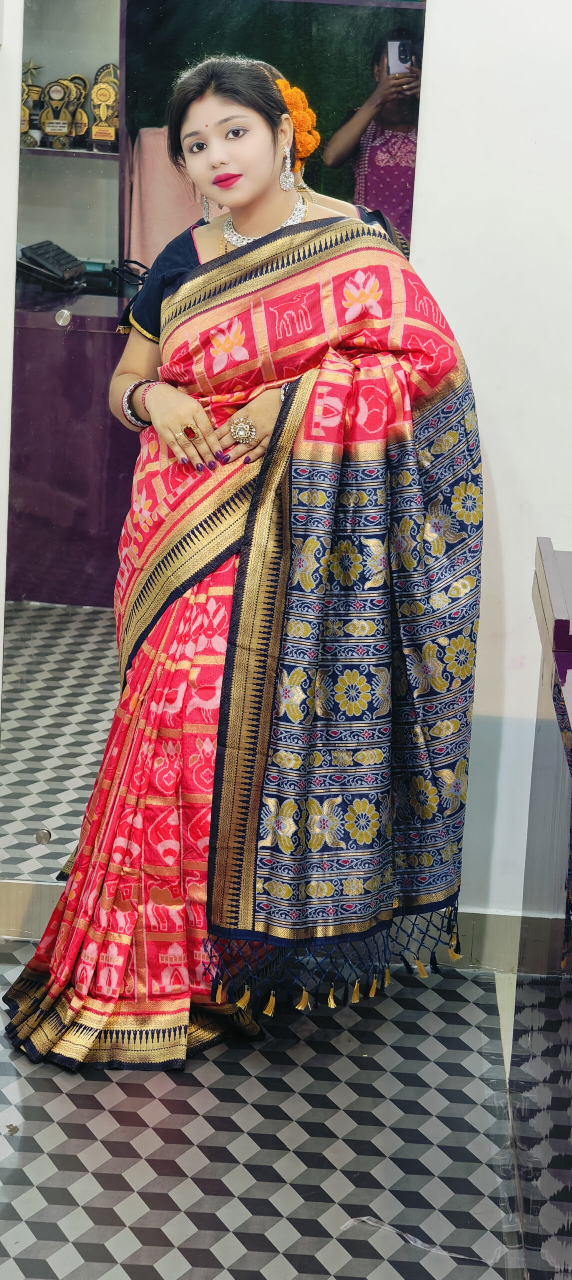SAMBALPURI DESIGN SILK SAREE